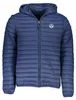 Blaue Herrenjacke mit Kapuze und Taschen - Stilvoll und Produktbild-Vorschau 1