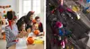 KRUMAD Halloween Kostuumset, 3-delig – Heksenhoed, cape met Productafbeelding-voorbeeld 8