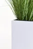 VIVANNO Pflanzkübel Zink BLOCK Säule, Weiß matt - 24x24x65 Produktbild-Vorschau 4