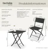 tectake® Rattanset Trevi für 2 Personen Produktbild-Vorschau 5