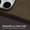 Accezz Cover posteriore in pelle vintage Magsafe per iPhone Anteprima dell’immagine prodotto 2