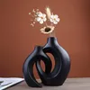 2er Keramik Vase, Pampasgras Vasen matt, Dekovase, Produktbild-Vorschau 6