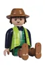 A single, large toy figure of a gardener sitting down. Náhľad obrázku produktu