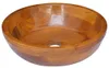vidaXL Umyvadlo z masivního teakového dřeva Φ40x10 cm Náhled obrázku produktu 6