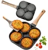 Padella in alluminio 4 scomparti per omelette con Anteprima dell’immagine prodotto 1