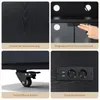 Puluomis Schallplattenschrank mit LED RGB Beleuchtung,  Produktbild-Vorschau 8