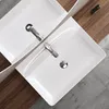 doporro Lavabo Semincasso 50 cm in Vetroceramica Bianco, Anteprima dell’immagine prodotto 3