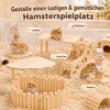 Houten speelset voor hamsters, bestaande uit 6 delen: Productafbeelding-voorbeeld 2