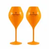 Set da 2 flûte da champagne arancioni in acrilico – Flûte Anteprima dell’immagine prodotto 1