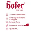 HOFER Candele Rosse a Colonna 4×7 cm – Set 20 pz – 11 Ore Anteprima dell’immagine prodotto 6