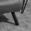 A close-up view of the leg and underside of a gray sofa. Podgląd zdjęcia produktu