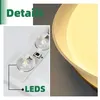 ZMH LED stropné svietidlo okrúhle čierne stropné svietidlo Náhľad obrázku produktu 3