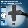 ZMH Wasserhahn Küche Küchenarmatur Schwarz Waterfall Produktbild-Vorschau 4