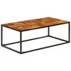 Couchtisch 110x60x40 cm Massivholz Akazie und Stahl Produktbild-Vorschau 1