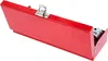 A red metal toolbox with a silver socket inside, shown against a white background. Podgląd zdjęcia produktu