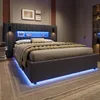 Postel okwish 140x200 s nočními lampičkami a úložným Náhled obrázku produktu 6