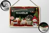 Blechschild Weihnachten Grüße aus HAMELN Geschenk Produktbild-Vorschau 2