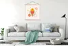 MuchoWow® Textilposter Eiscreme - Pastell - Sommer 120x120 Produktbild-Vorschau 3