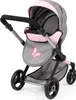 Kombi-Puppenwagen Xeo grau/rosa Produktbild-Vorschau 4