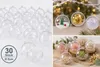 30 Acrylkugeln Ø 6 cm Transparent Bastelkugeln Füllbare Produktbild-Vorschau 2