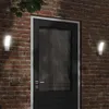 vidaXL Applique murale d'extérieur LED 2 pcs. Blanc Voir les images du produit 2