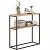 Table d'appoint, console, marron clair, pour l'entrée, Voir les images du produit 6