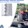 XMTECH 4 x 1m sada leteckých kolejnic půlkruhového tvaru s Náhled obrázku produktu 6