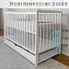 Babybett mit Schublade Kinderbett Gitterbett 60x120 Produktbild-Vorschau 4