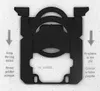 An instruction diagram for a vacuum cleaner bag. Produktbild-Vorschau
