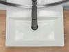 Umywalka nablatowa Bonita 51x36 biała (REA-U8701) Podgląd zdjęcia produktu 3