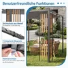 COSTWAY Pergola 2,3 x 2,3m, Terrassenüberdachung Produktbild-Vorschau 5