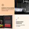 Klarstein Obsidian - chladnička, 72 l, čierna zvnútra aj Náhľad obrázku produktu 3