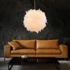 LED Pendelleuchte, Feder-Design, weiß, D 60 cm Produktbild-Vorschau 14