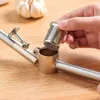 Knoblauchpresse Knoblauchschneider Edelstahl Brecher Garlic Produktbild-Vorschau 4
