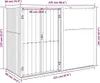 vidaXL Abri de jardin brun 225x89x161 cm Acier galvanisé Voir les images du produit 7
