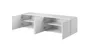 Weißer wandmontierter RTV-Schrank, 150x38x37, TV-Schrank, Produktbild-Vorschau 4