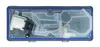 A top-down view of an electronic component inside a rectangular housing. Produktbild-Vorschau