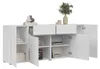 Buffet Maxis mit 2 Schubladen und 4 Türen, Weiß, 195cm Produktbild-Vorschau 4