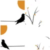 Gerahmtes Poster - Rahmen in heller Eiche - Bild Vögel Produktbild-Vorschau 9