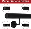 TIBU Handlauf Aluminium Schwarz Geländer 30-600cm Produktbild-Vorschau 5