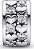 Pandora Infinity Coeurs Charm clip scintillant 792235C01 Voir les images du produit 6