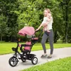 Dreirad 4in1 Kinderdreirad mit Sonnendach Kinderwagen Produktbild-Vorschau 3