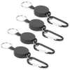 4 pièces Porte-clés extensible avec mousqueton - Support en Voir les images du produit 2
