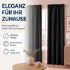 Kräuselband-Vorhang 300x245cm #9009 schwarz Produktbild-Vorschau 4