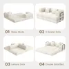 BEALIFE Schlafsofa 160x90x61 cm | Klappbares Cord-Sofa, Produktbild-Vorschau 2