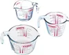 Pyrex Messbecher 3er Set Glas 0,25l 0,5l 1l Produktbild-Vorschau 4