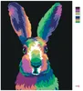Zuty - Malen nach Zahlen - POP-ART-KANINCHEN AUF SCHWARZEM Produktbild-Vorschau 3