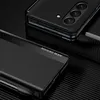 Galaxy Z Fold6 Hülle, Leder PolyurethanMagnetisch Klapp Produktbild-Vorschau 3