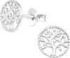 Ohrringe Ohrstecker 925 Sterling Silber mit Lebensbaum Produktbild-Vorschau 1