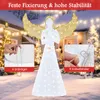 COSTWAY: Ángel navideño iluminado, grande, decoración Vista previa de la imagen del producto 7